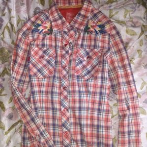 Vigoss Chic and Moda flannel long sleeve